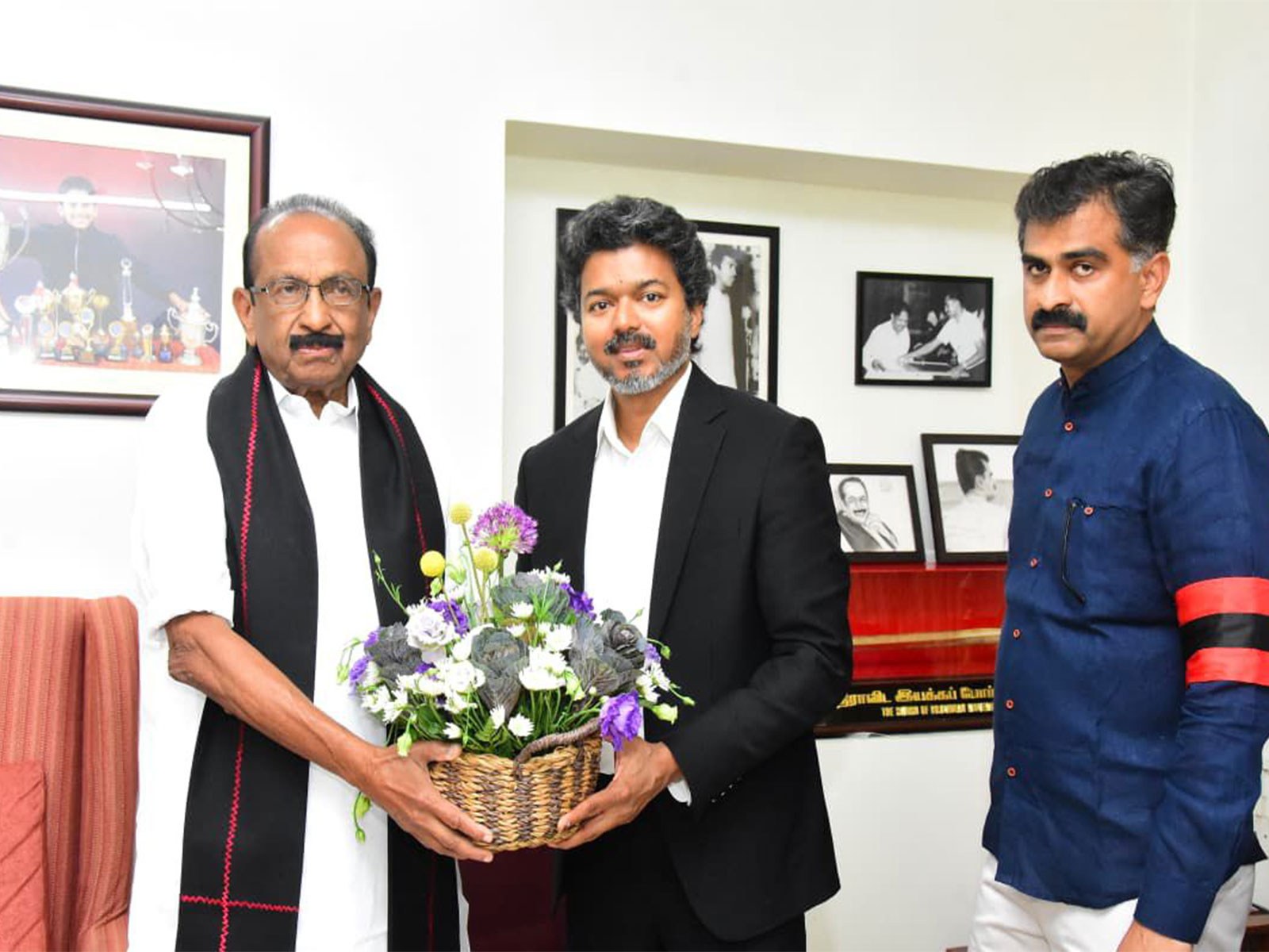CM Thalapathy Vijay Meets Vaiko to Discuss Democratic Unity and People-Centric Governance
