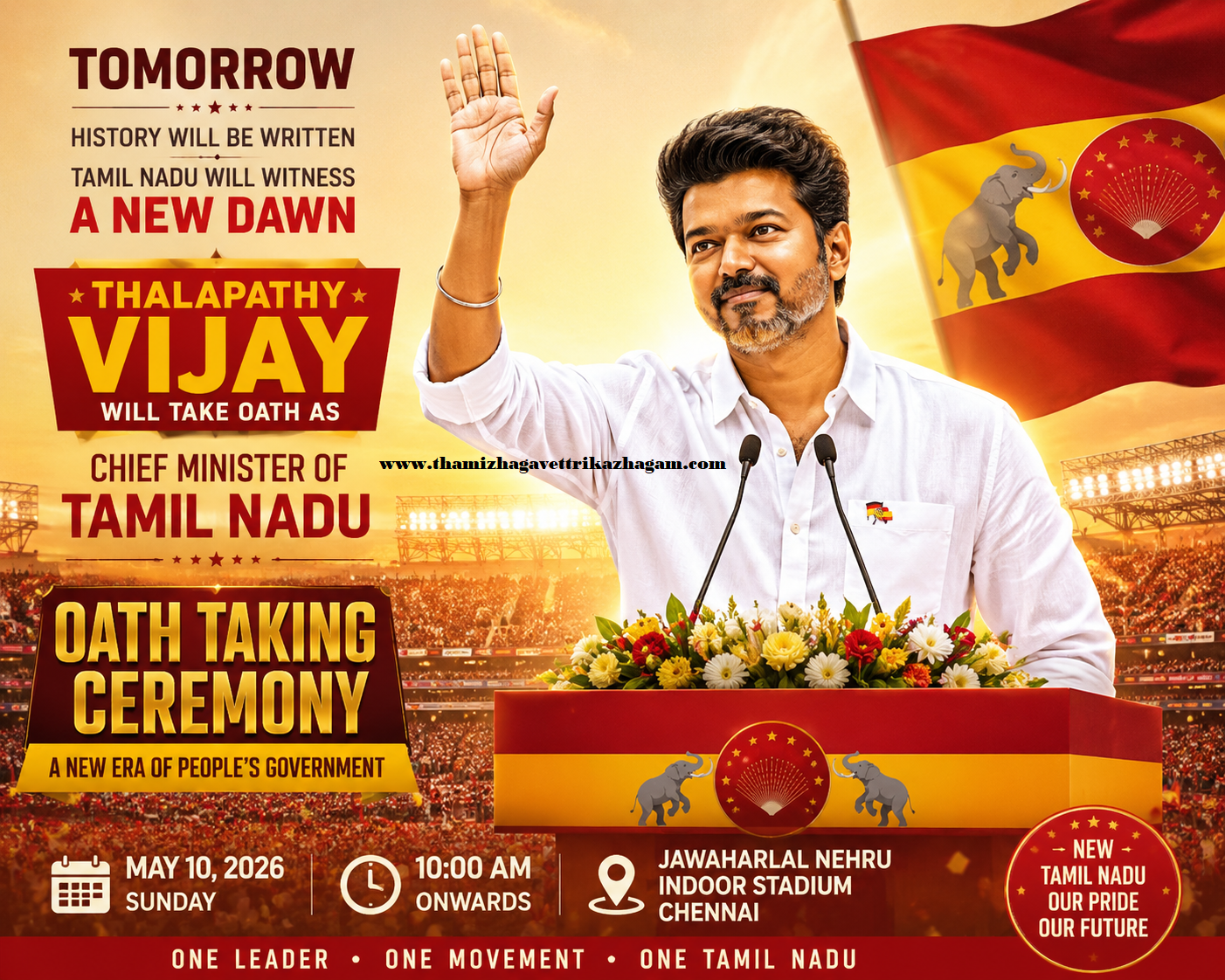 Historic People’s Victory: Thalapathy Vijay to Lead New Tamil Nadu Government
